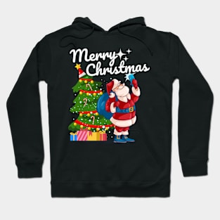 Merry Christmas Santa Claus selfie Hoodie